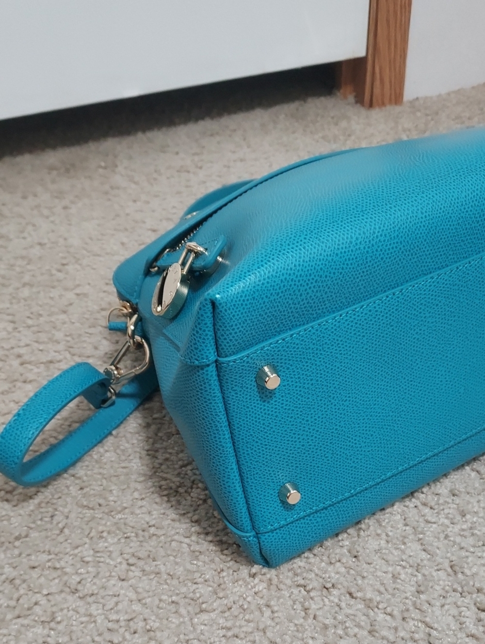 2 FURLA HANDBAGS / blk.& BLUE - Picture 6 of 16